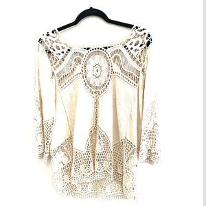 Hint of Mint Crochet Top